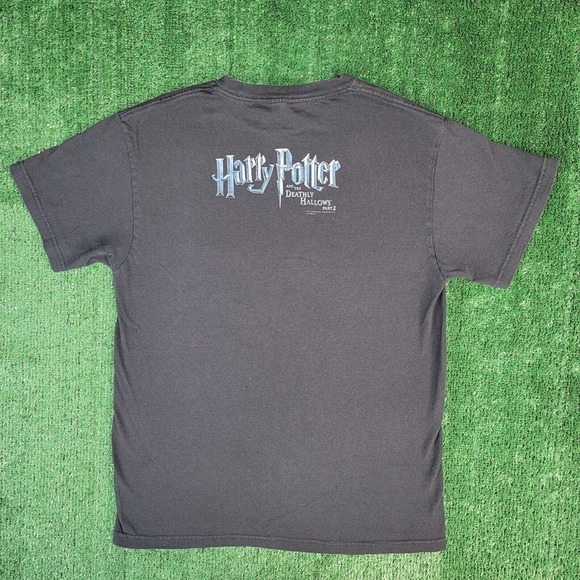 Harry Potter & The Deathly Hallows Part 2 Shirt Medium Only One Can Live - Picture 5 of 8